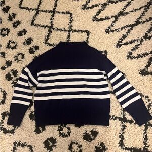 Blue and White Stripped Sweater